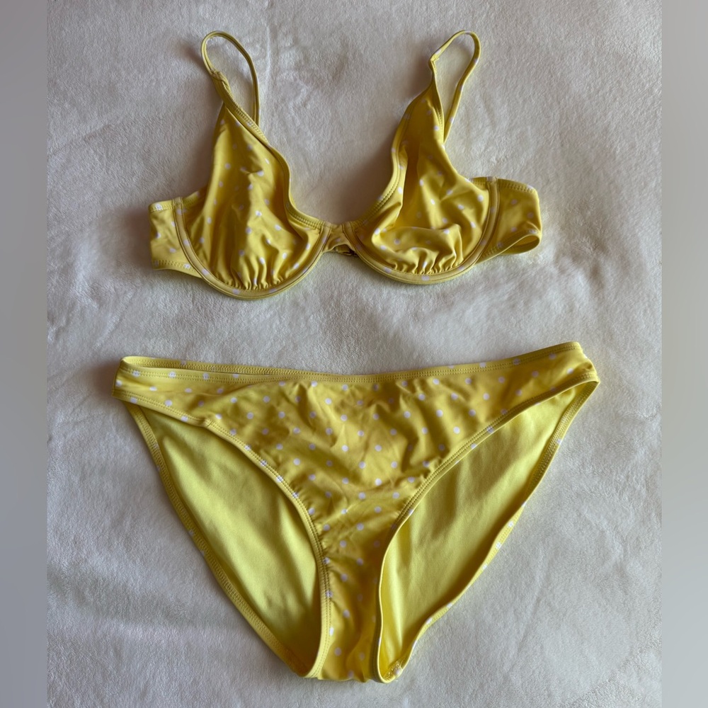Yellow Polka Dot Bikini